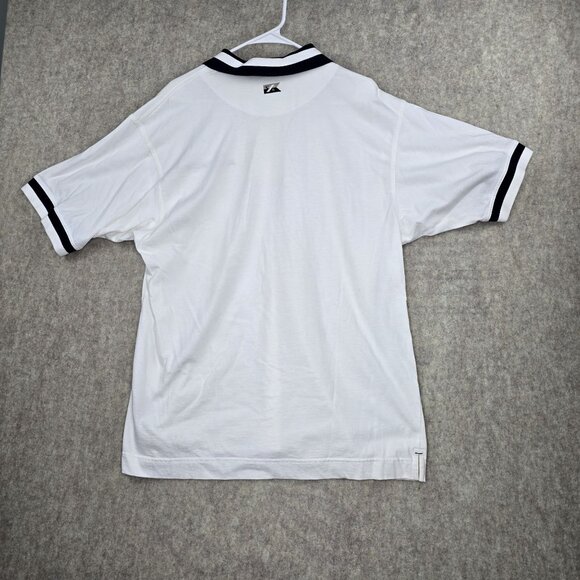 Cutter & Buck XL Mens Polo Shirt White American Star Logo Lightweight Cotton - Picture 2 of 11